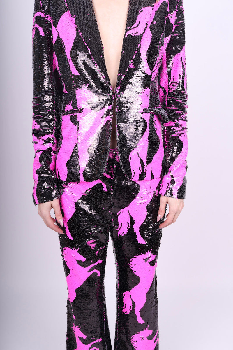 Any Old Iron Pink Horse Suit