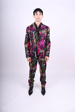 Any Old Iron Men's Zebra Mohawk Suit