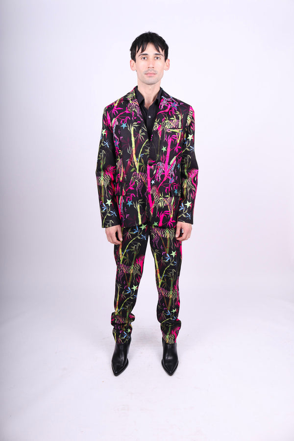 Any Old Iron Men's Zebra Mohawk Suit