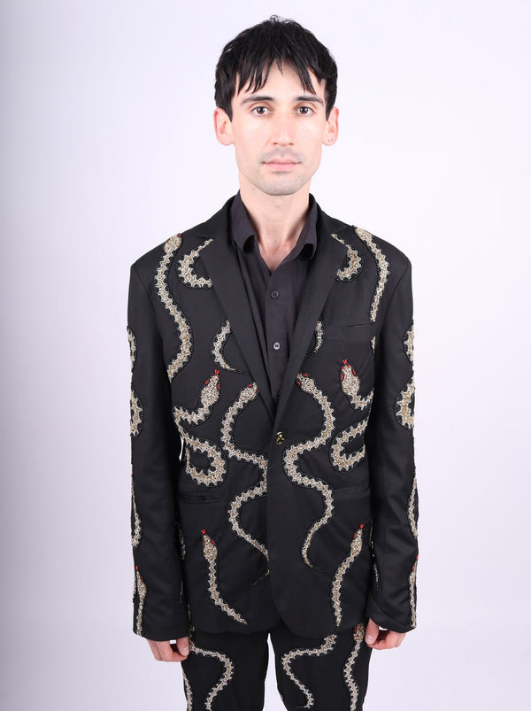 Any Old Iron Men's Snaketacular Blazer Jacket