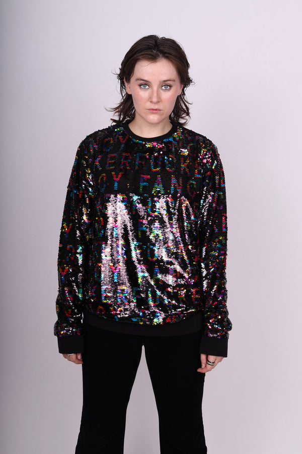 Any Old Iron Rainbow Fancy Fucker Sweatshirt