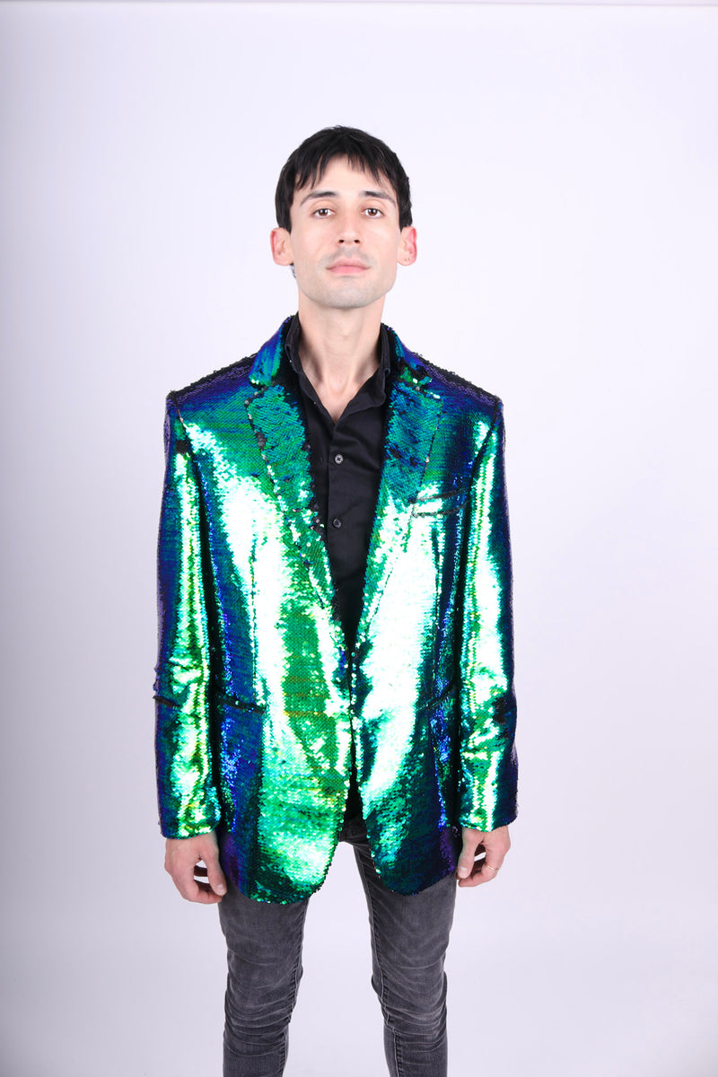 Any Old Iron Men's Lightning Peacock Jacket