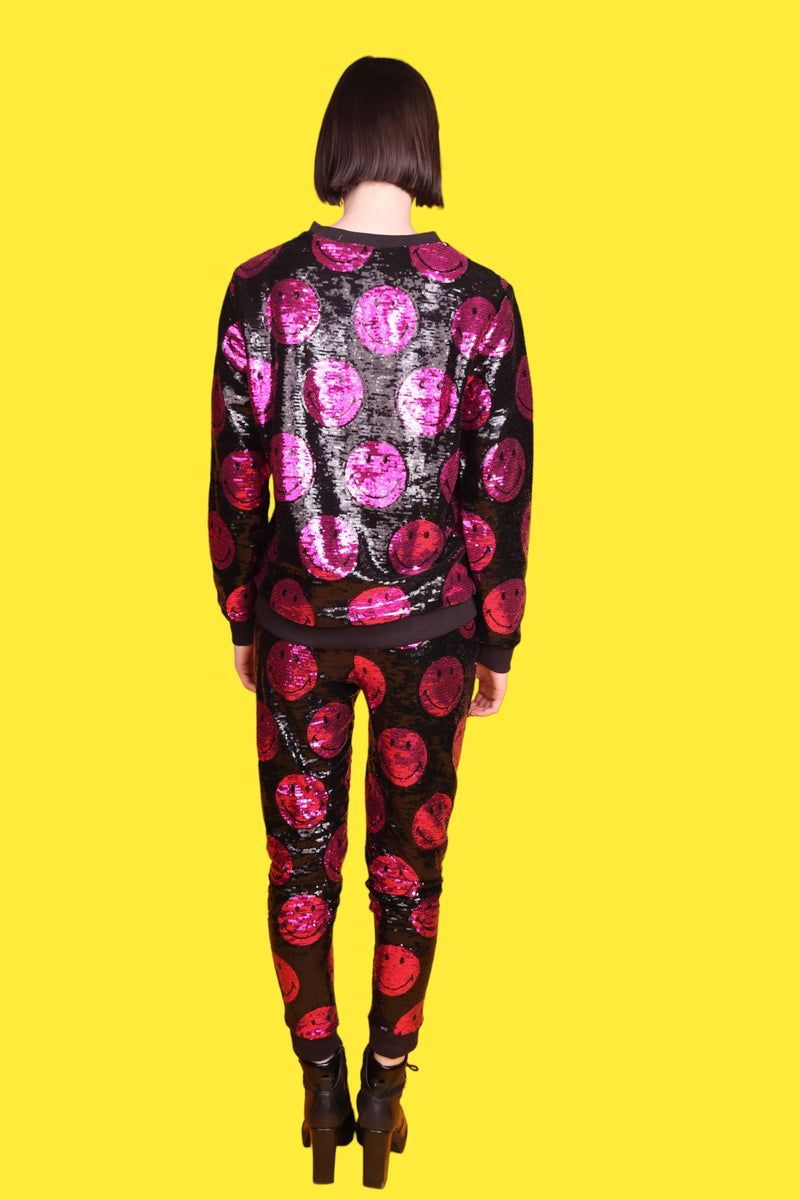Joggers rosas Any Old Iron x Smiley