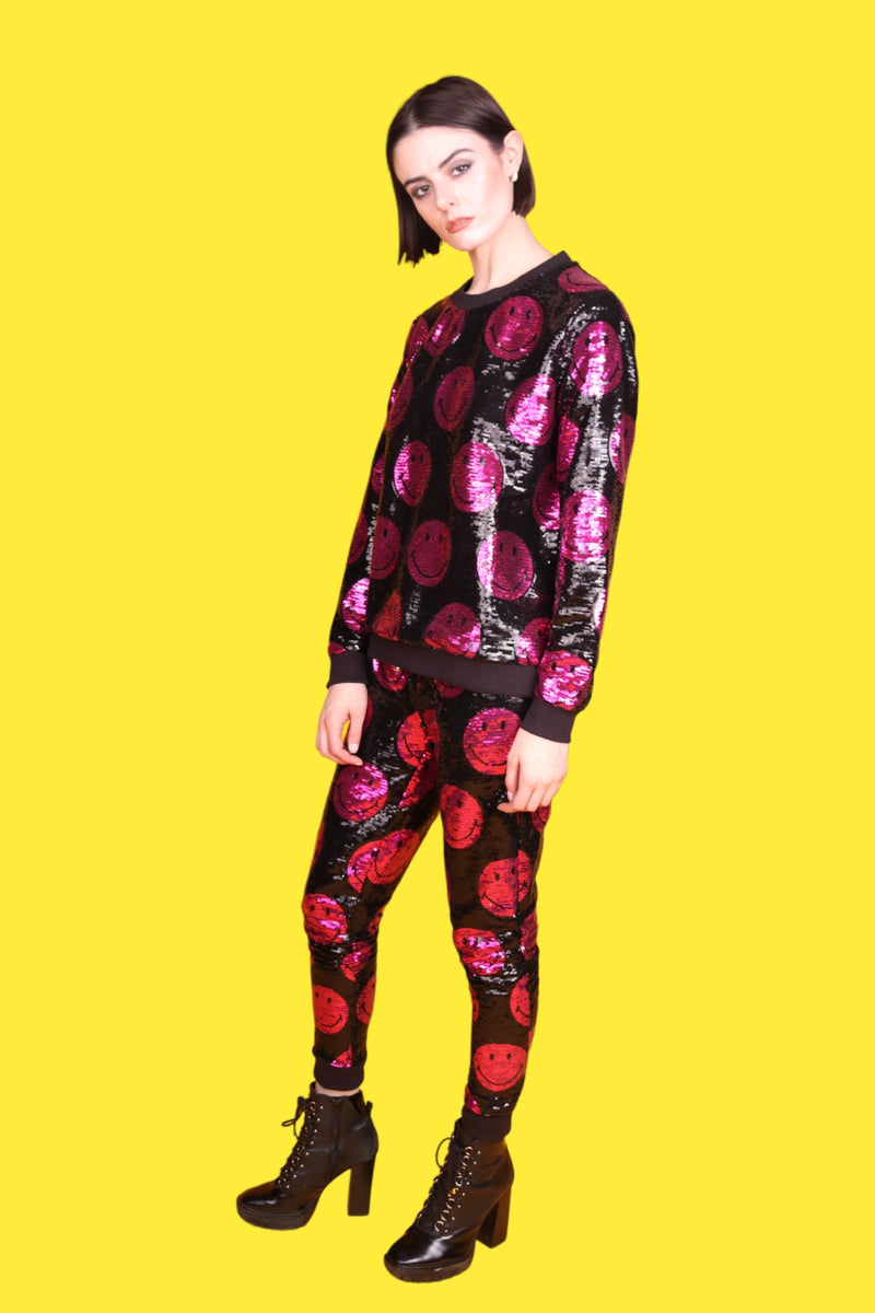 Joggers rosas Any Old Iron x Smiley