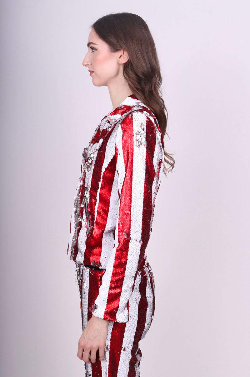 Any Old Iron Stars and Stripes Moto Jacket