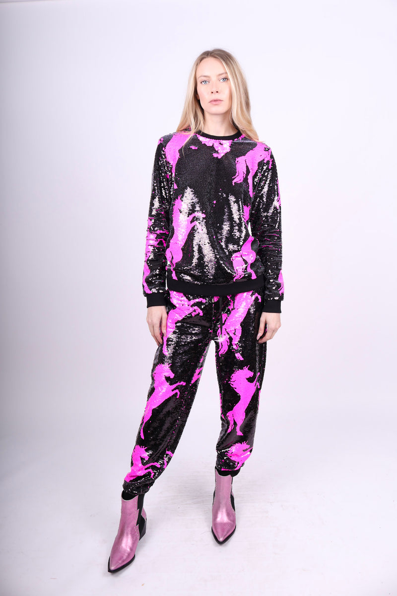 Any Old Iron Pink Horse Joggers