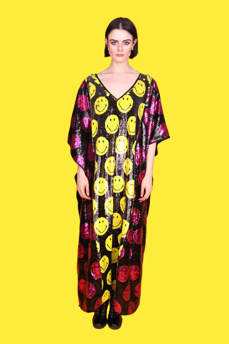 Any Old Iron x Smiley Stacked Smiles Kaftan