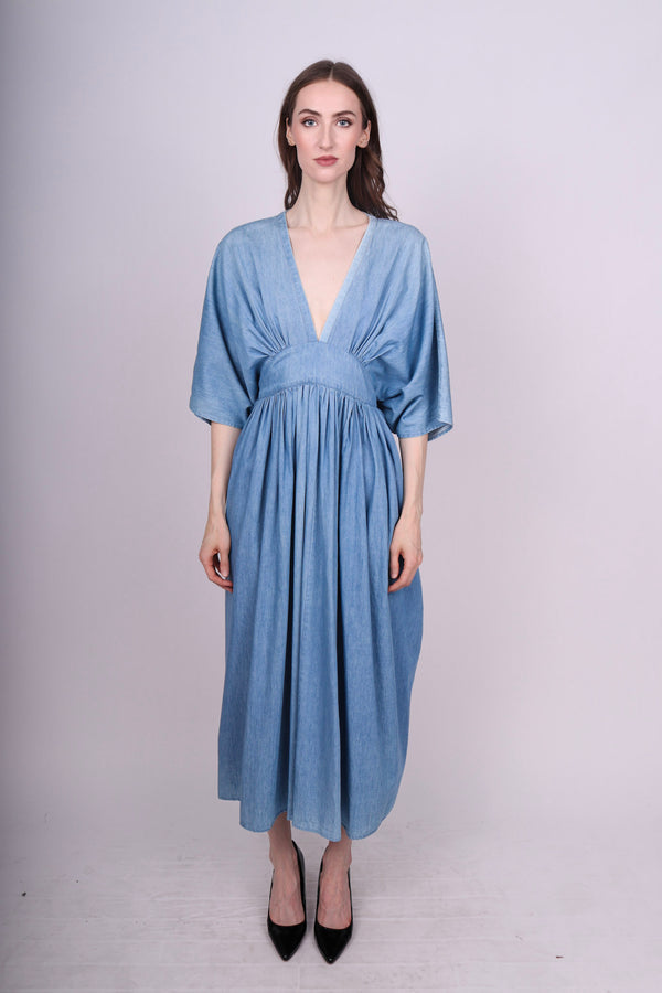 Any Old Iron Denim Kaftan Dress
