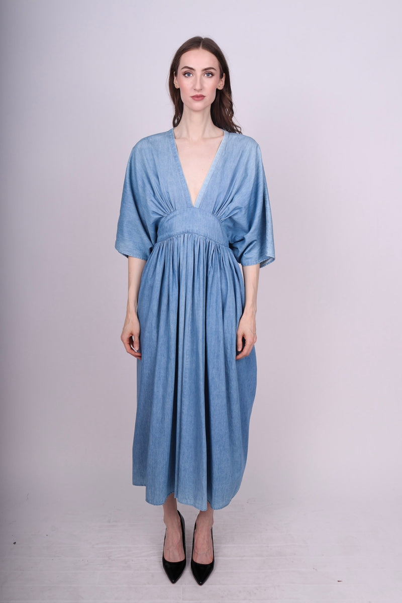 Any Old Iron Denim Kaftan Dress
