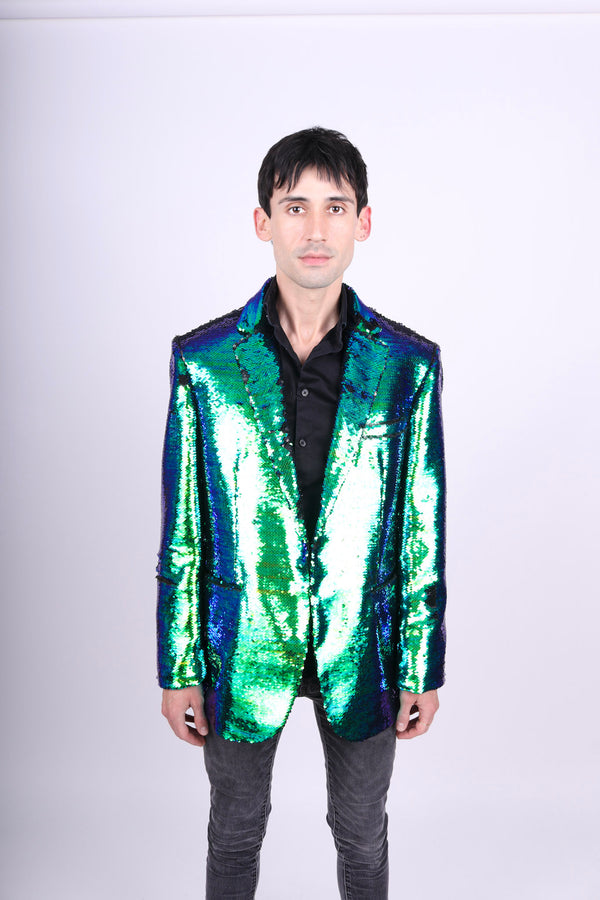 Any Old Iron Men's Lightning Peacock Jacket