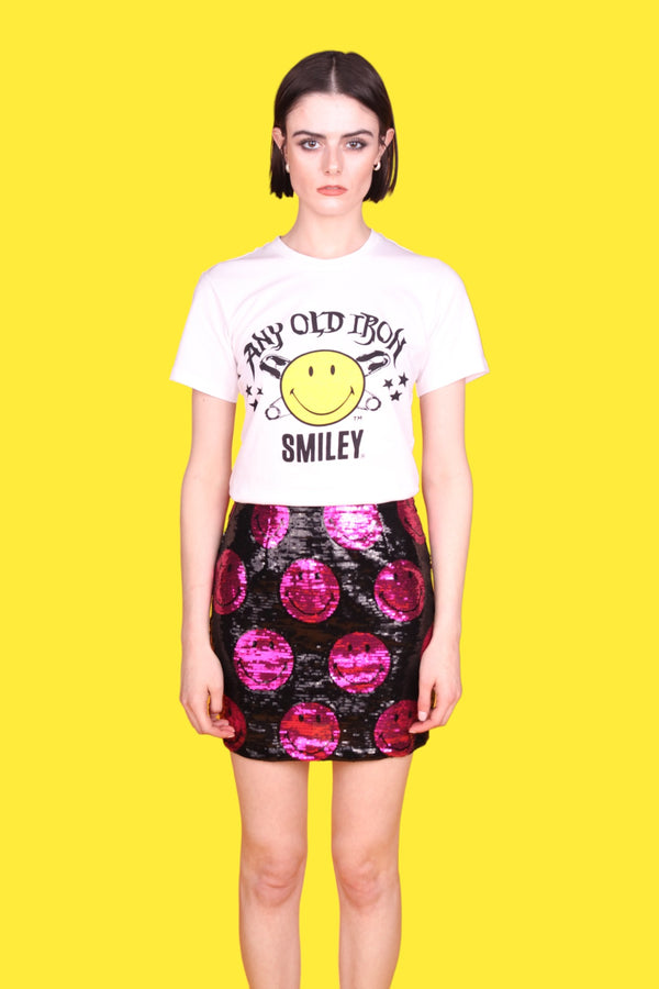 Any Old Iron x Smiley Pink Skirt