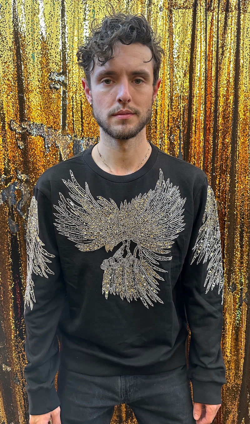 Sudadera aguila lentejuelas deals
