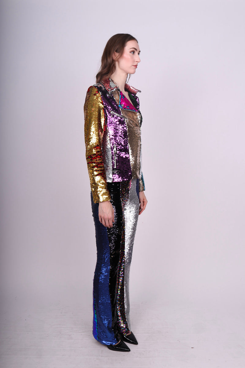Any Old Iron Kaleidoscope Moto Suit