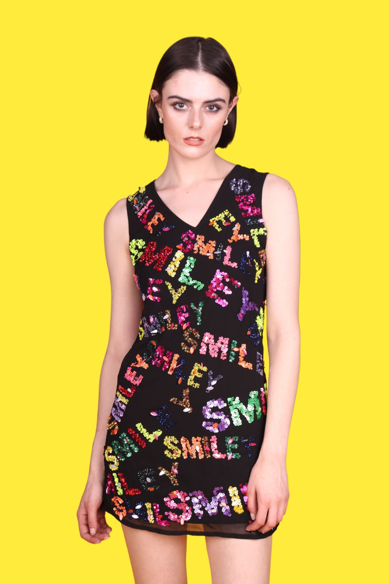 Any Old Iron x Smiley Beaded Dress