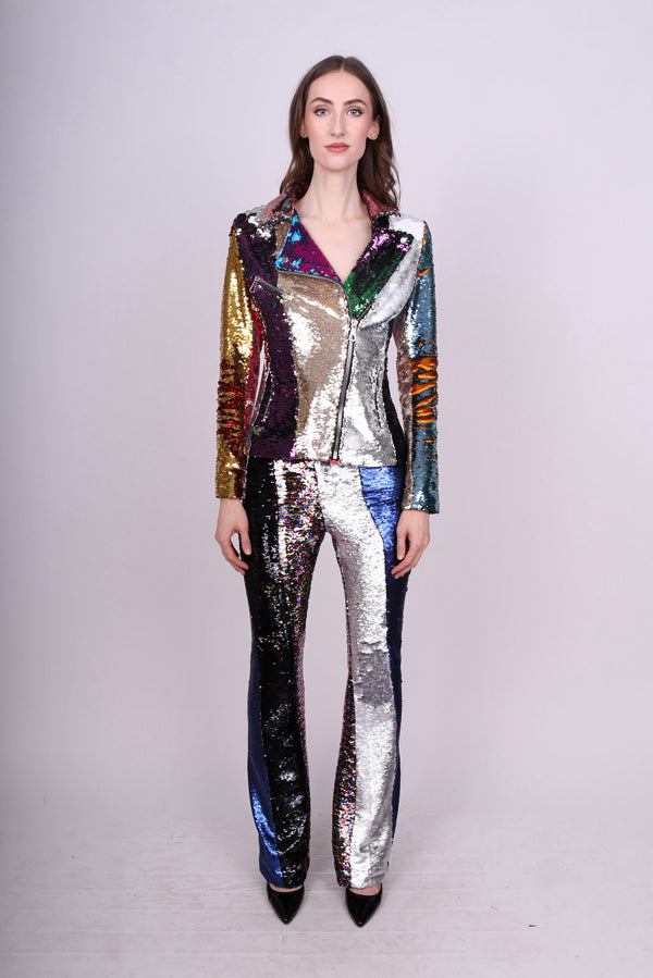 Any Old Iron Kaleidoscope Moto Suit