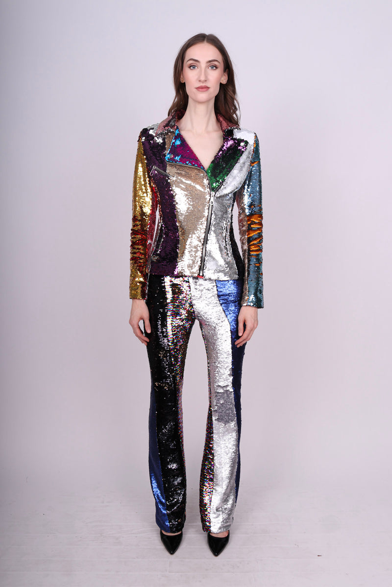 Any Old Iron Kaleidoscope Moto Suit