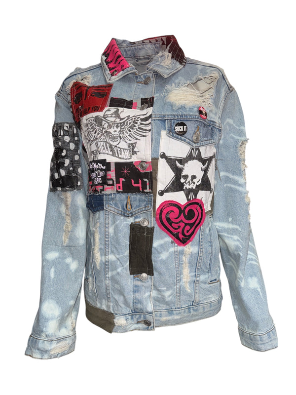 Any Old Iron X Red Mutha Hell Yeah Jean Jacket
