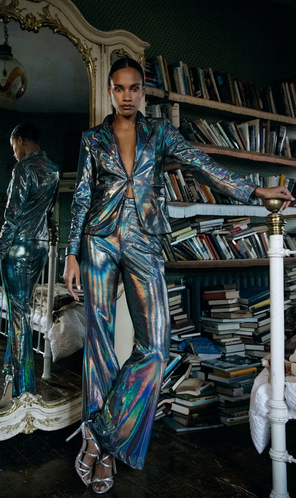 Any Old Iron Liquid Rainbow Suit