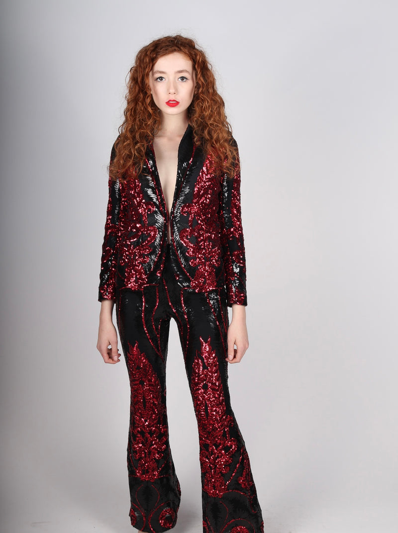 Any Old Iron Baroque and Roll Red Suit