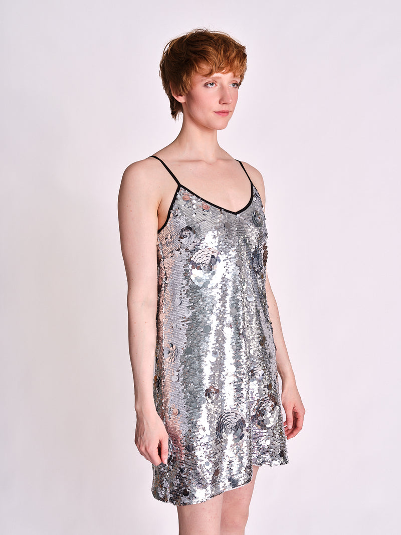 Any Old Iron Petal To The Metal Short Dress L