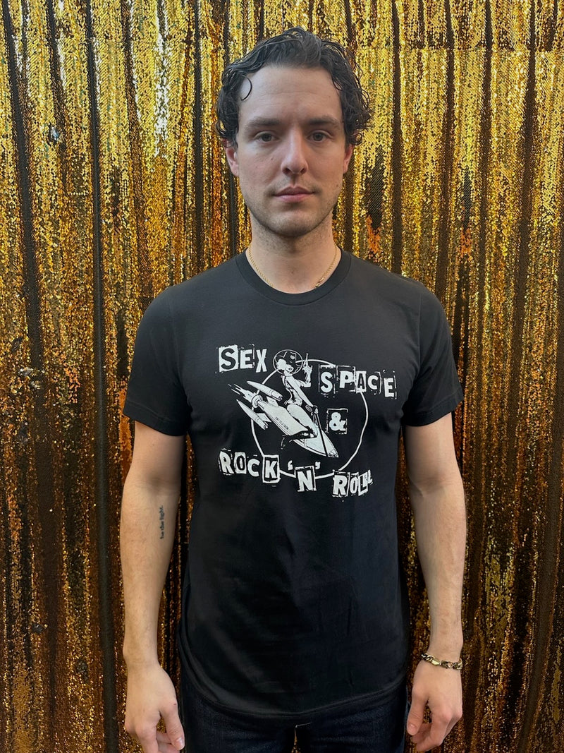Any Old Iron Men's Sex Space & Rock N' Roll T-Shirt