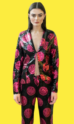 Any Old Iron x Smiley Pink Trousers