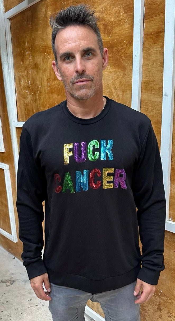 Any Old Iron Men's Fuck Cancer Sweatshirt