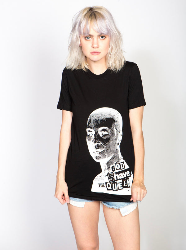 Camiseta para mujer Any Old Iron God Shave The Queen