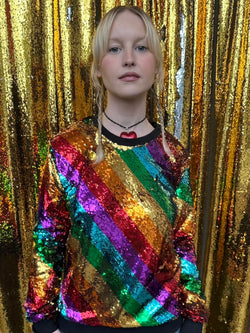Any Old Iron Golden Rainbow Sweatshirt
