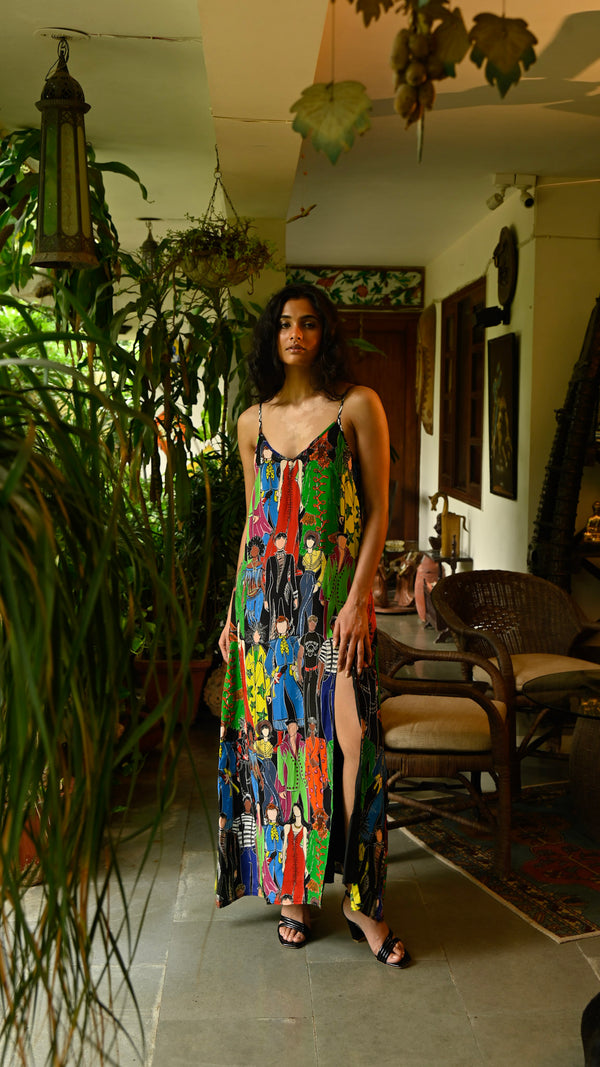Any Old Iron Heroes Long Dress