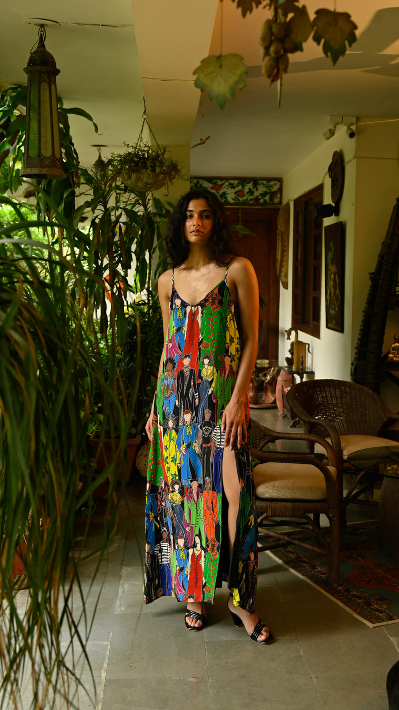Any Old Iron Heroes Long Dress