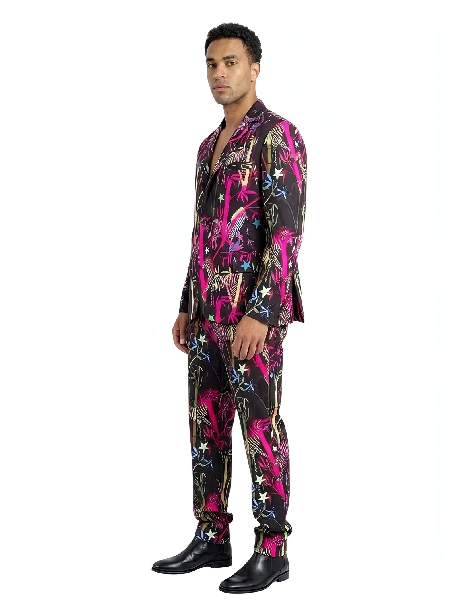 Any Old Iron Men's Zebra Mohawk Suit