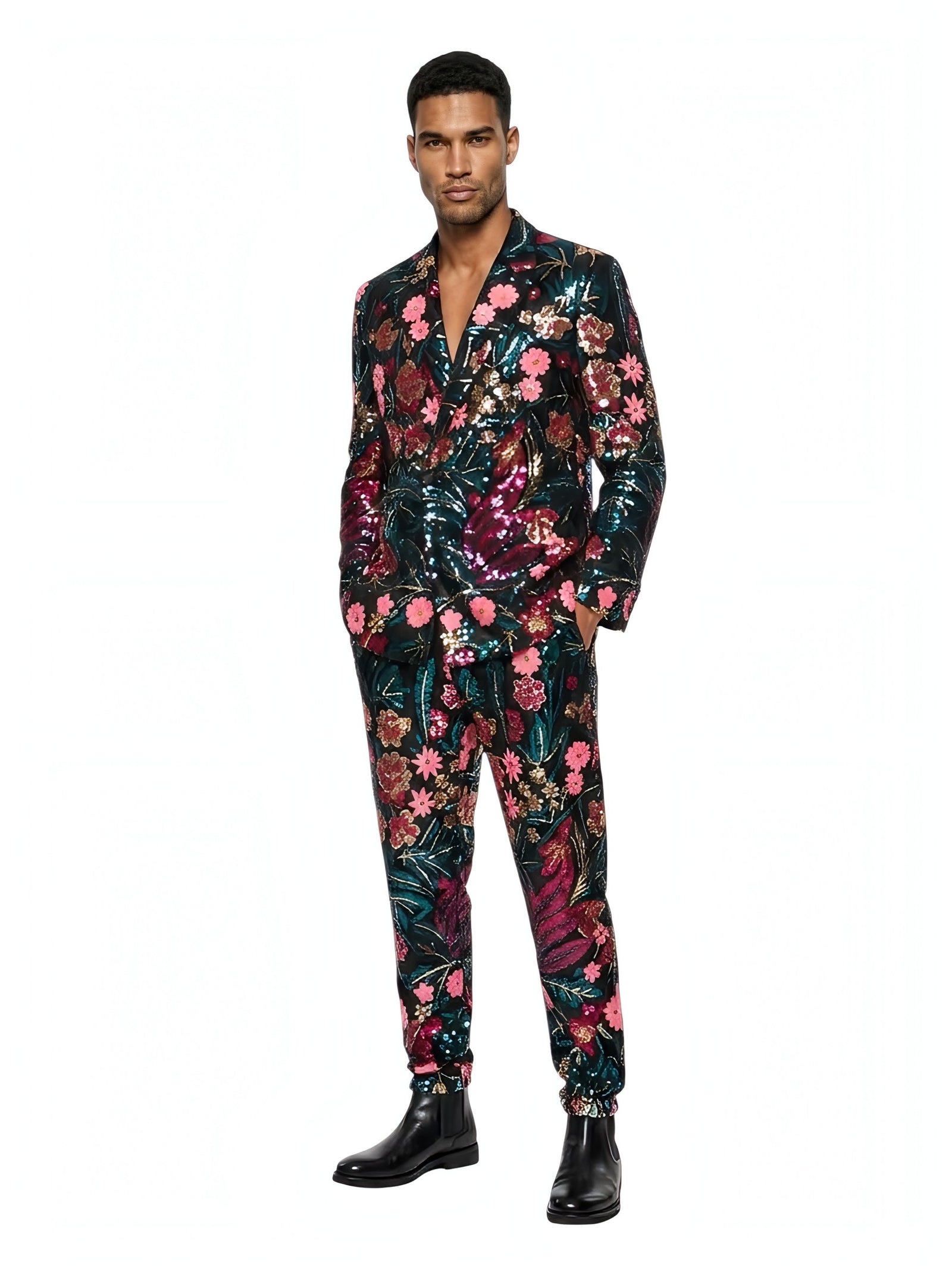 Any Old Iron Men's Wild Flower Suit