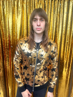 Any Old Iron Mens Goldie Bomber Jacket