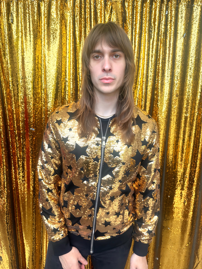 Any Old Iron Mens Goldie Bomber Jacket
