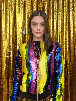 Any Old Iron Fluoro Bomber Jacket