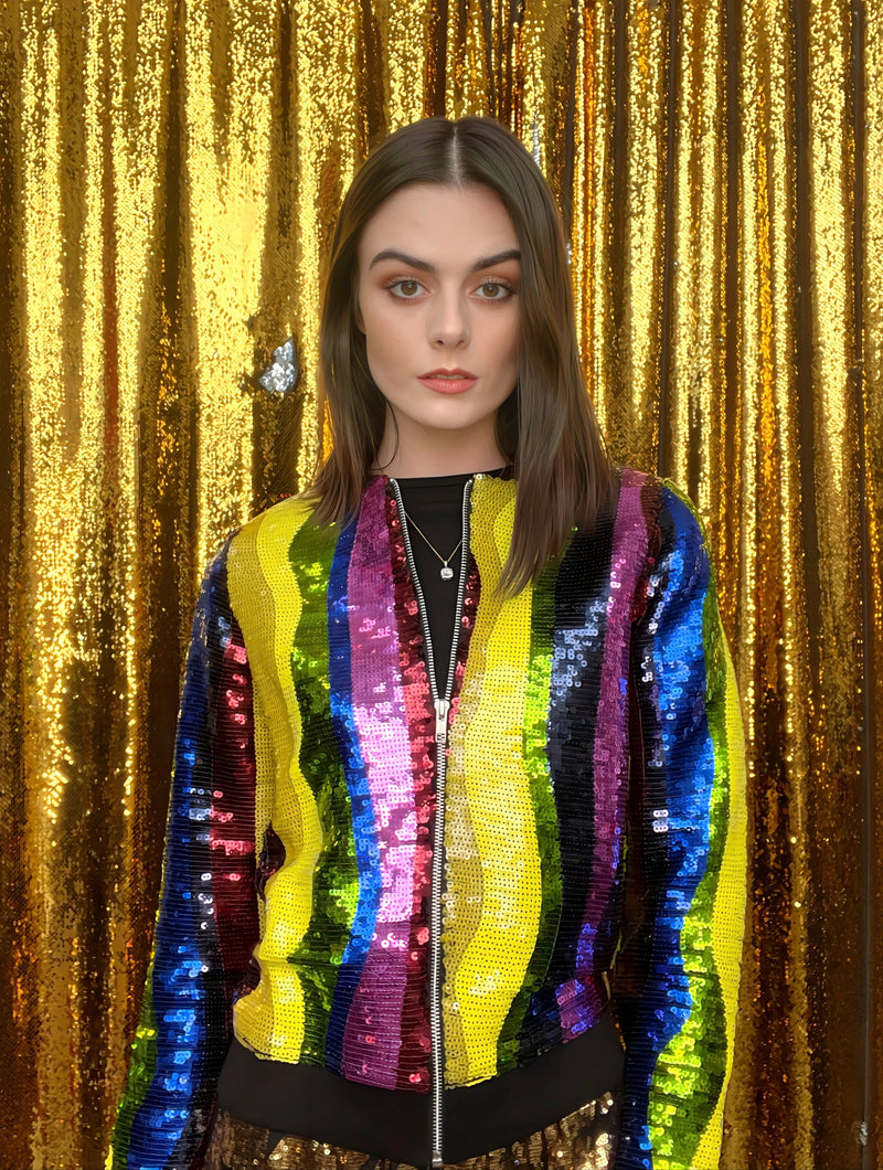 Any Old Iron Fluoro Bomber Jacket