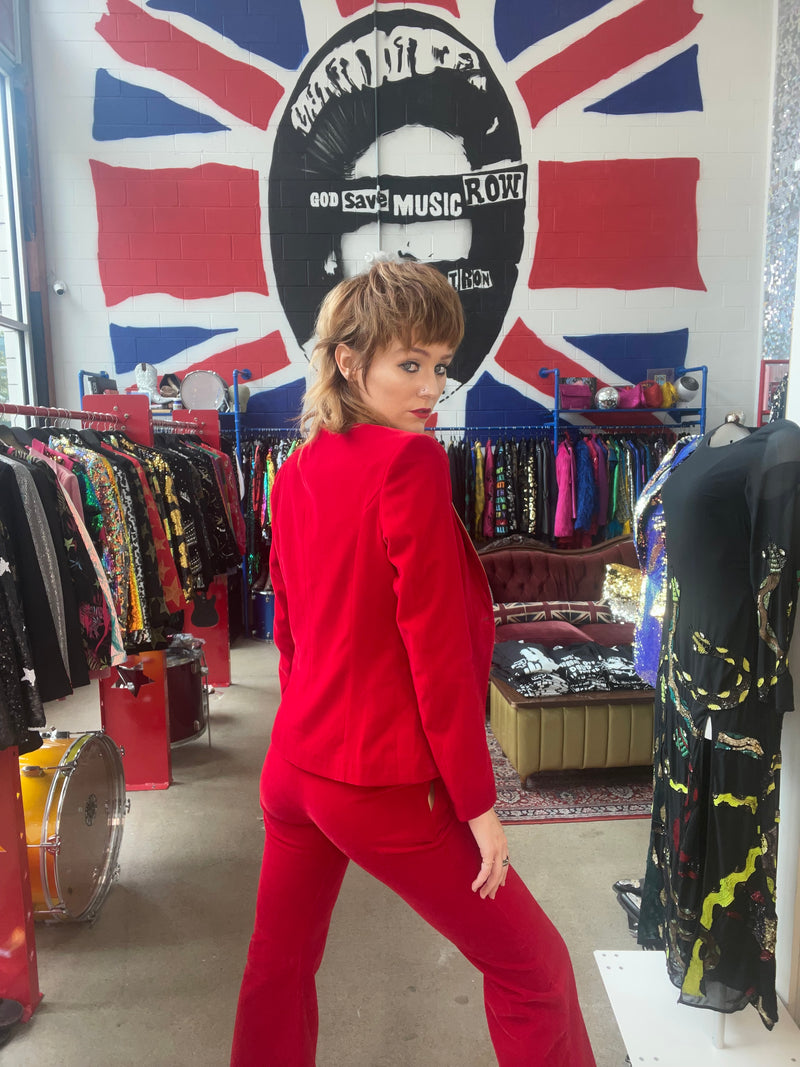 Any Old Iron Red Velvet Rebel Suit