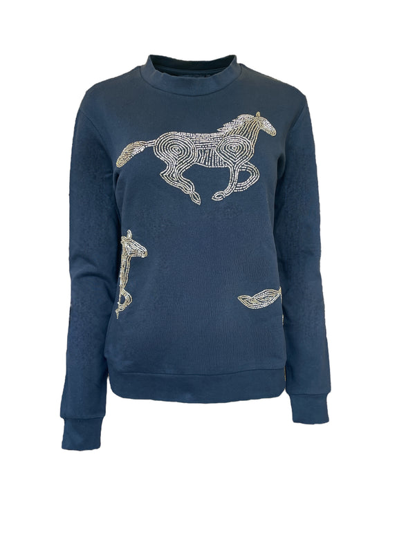Cualquier vieja sudadera de caballo de hierro