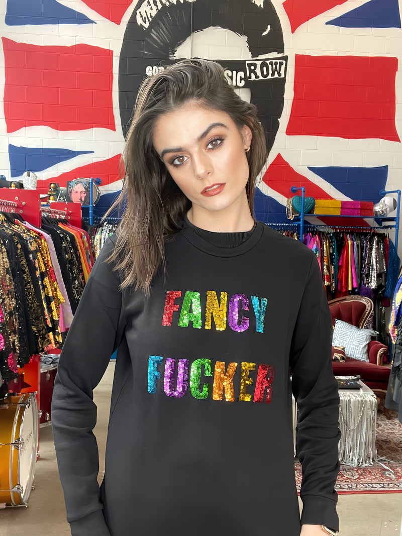 Cualquier viejo hierro Fancy Fucker sudadera