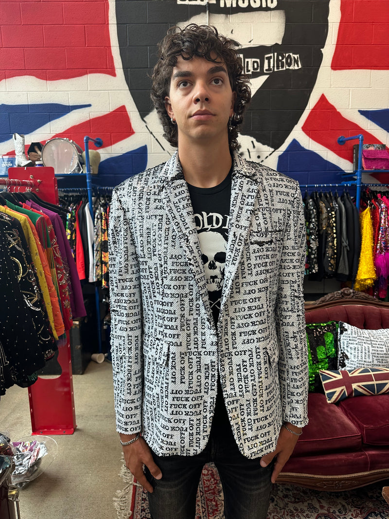 Any Old Iron Men's Small Fucks Blazer