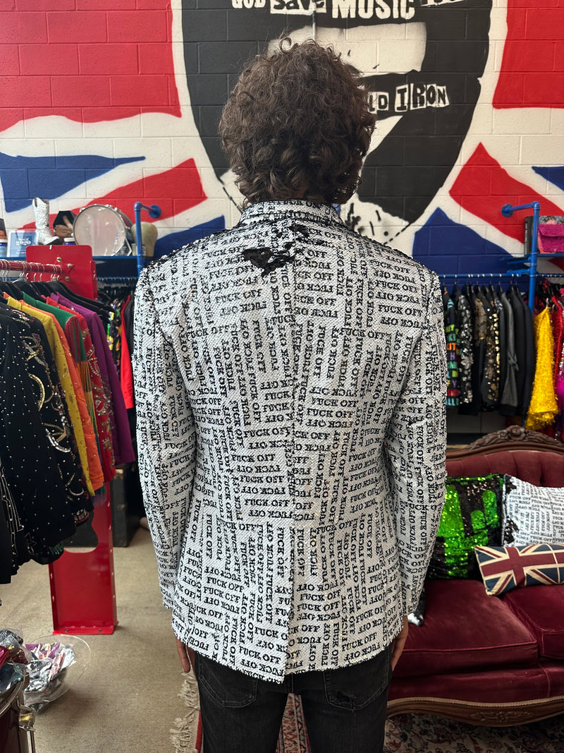 Any Old Iron Men's Small Fucks Blazer