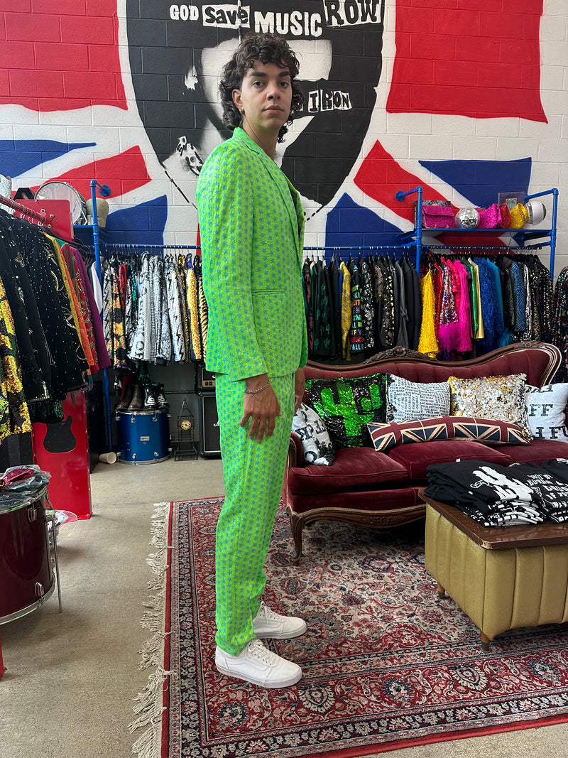 Any Old Iron Men's Lime Star Suit