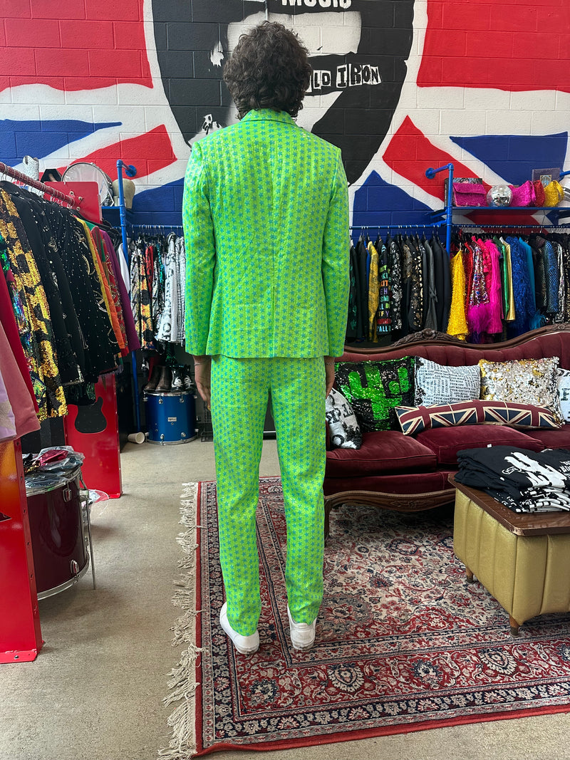 Any Old Iron Men's Lime Star Suit
