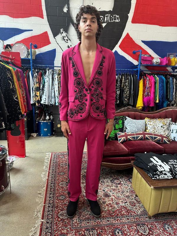 Any Old Iron Men's Magenta Suit