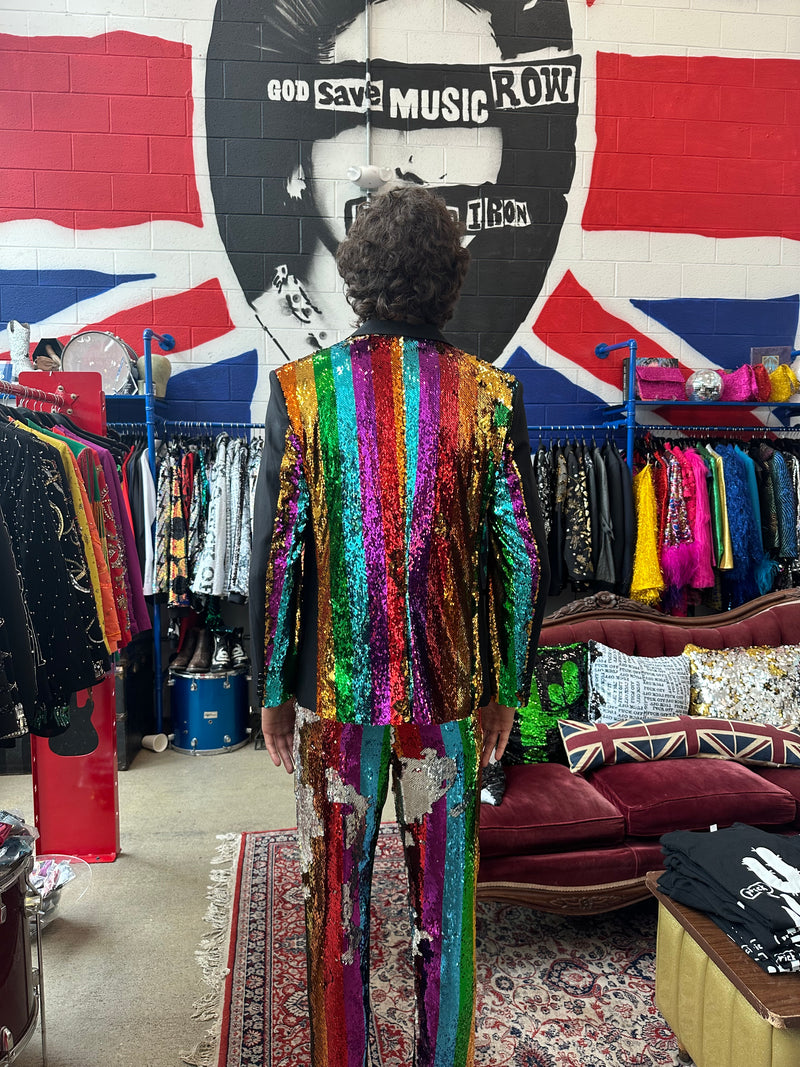 Any Old Iron Men's Half Rainbow Jacket