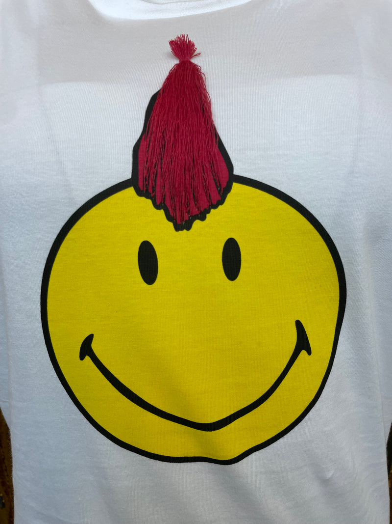 Any Old Iron x Smiley Mohawk White T-Shirt