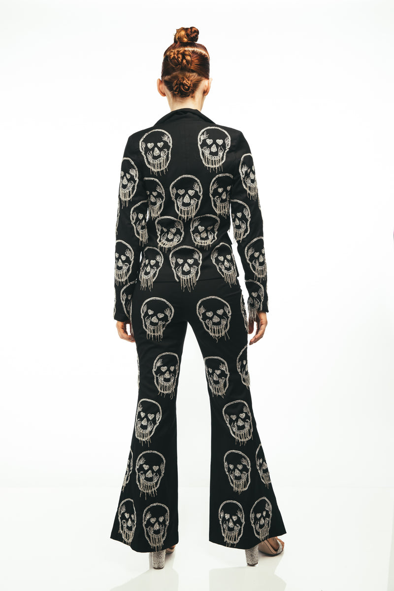 Any Old Iron Skull Fringe Suit