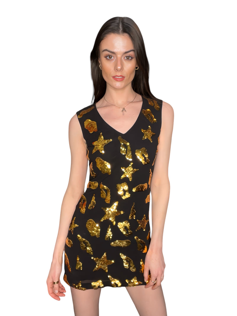Vestido de leopardo Any Old Iron Gold Star