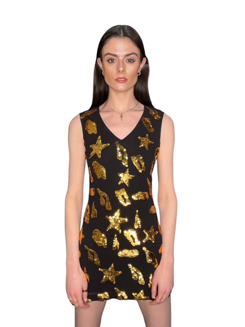Vestido de leopardo Any Old Iron Gold Star